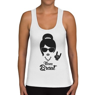 Damen JGA Tank Top - Team Braut - Rock NRoll