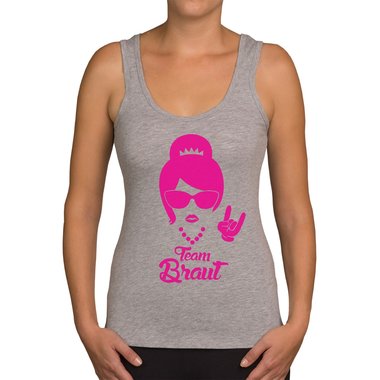 Damen JGA Tank Top - Team Braut - Rock NRoll