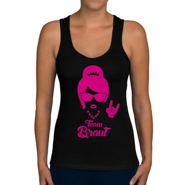 Damen JGA Tank Top - Team Braut - Rock NRoll