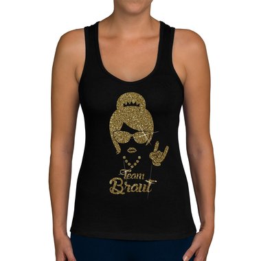 Damen JGA Tank Top - Team Braut - Rock NRoll