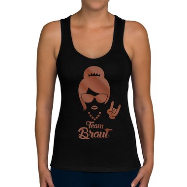 Damen JGA Tank Top - Team Braut - Rock NRoll