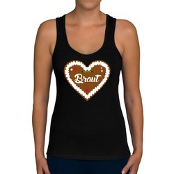 Damen JGA Tank Top - Lebkuchen Braut