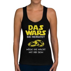 Damen JGA Tank Top - Das Wars - Sie heirat