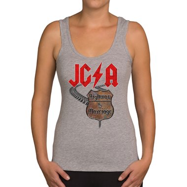 Damen JGA Tank Top - Highway to Marriage