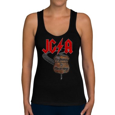 Damen JGA Tank Top - Highway to Marriage