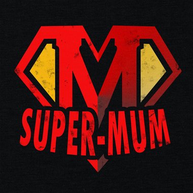 Damen Muttertags T-Shirt - Super Mum