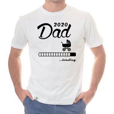 Herren T-Shirt - Dad 2020 loading dunkelblau-cyan S