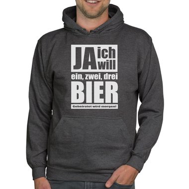Herren Hoodie - Ja ich will