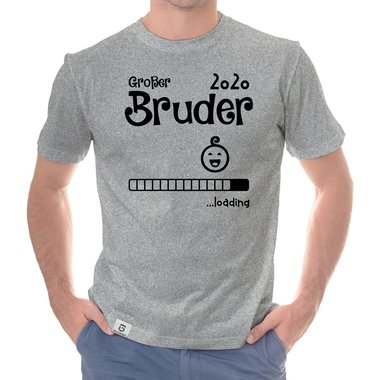 Herren T-Shirt - Groer Bruder 2020 loading dunkelblau-cyan S