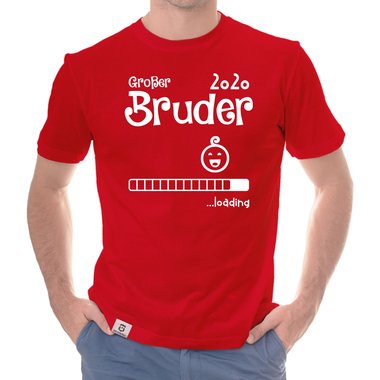 Herren T-Shirt - Groer Bruder 2020 loading dunkelblau-cyan S