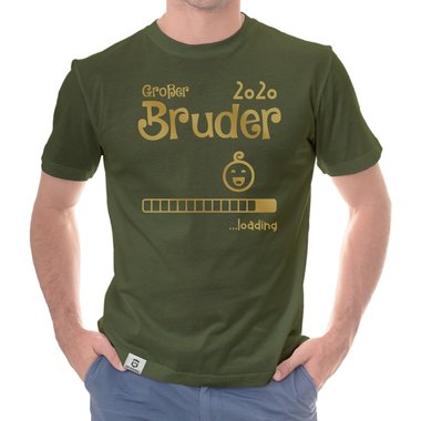 Herren T-Shirt - Groer Bruder 2020 loading weiss-schwarz 5XL