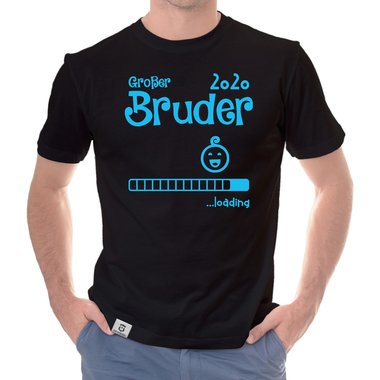 Herren T-Shirt - Groer Bruder 2020 loading weiss-schwarz 5XL