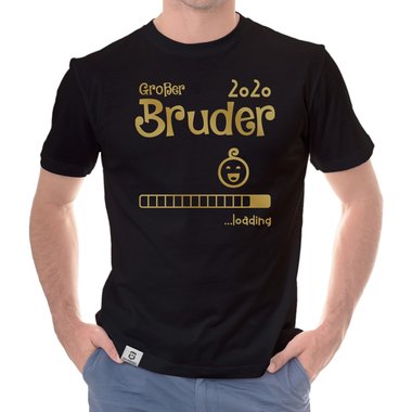 Herren T-Shirt - Groer Bruder 2020 loading weiss-schwarz 5XL