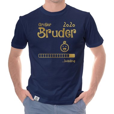 Herren T-Shirt - Groer Bruder 2020 loading weiss-schwarz 5XL