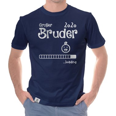 Herren T-Shirt - Groer Bruder 2020 loading weiss-schwarz 5XL