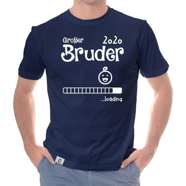 Herren T-Shirt - Groer Bruder 2020 loading weiss-schwarz 5XL
