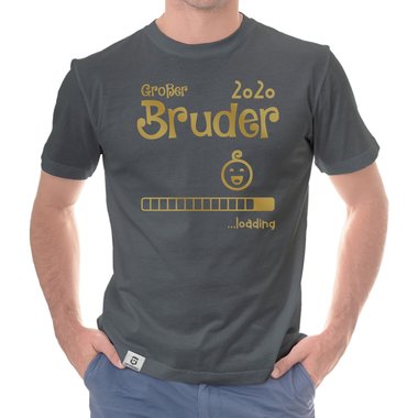 Herren T-Shirt - Groer Bruder 2020 loading weiss-schwarz 5XL
