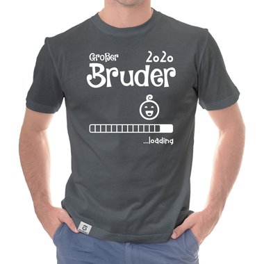 Herren T-Shirt - Groer Bruder 2020 loading weiss-schwarz 5XL