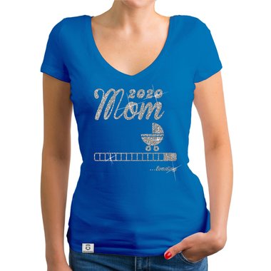 Damen T-Shirt V-Ausschnitt - Mom 2020 loading