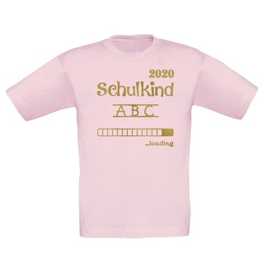 Kinder T-Shirt - Schulkind 2020 loading dunkelblau-cyan 98-104