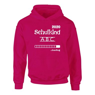 Kinder Hoodie - Schulkind 2020 loading schwarz-weiss 152-158