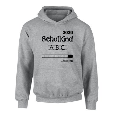 Kinder Hoodie - Schulkind 2020 loading schwarz-weiss 152-158