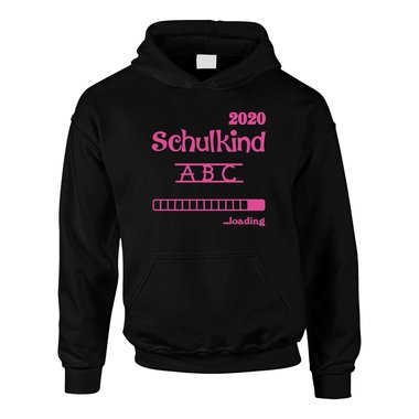 Kinder Hoodie - Schulkind 2020 loading schwarz-weiss 152-158