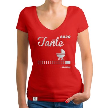 Damen T-Shirt V-Ausschnitt - Tante 2020 loading
