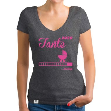 Damen T-Shirt V-Ausschnitt - Tante 2020 loading