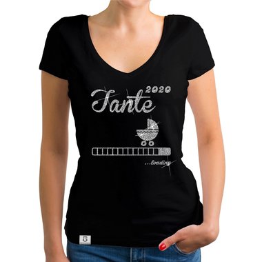 Damen T-Shirt V-Ausschnitt - Tante 2020 loading