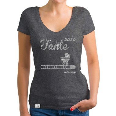 Damen T-Shirt V-Ausschnitt - Tante 2020 loading