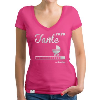 Damen T-Shirt V-Ausschnitt - Tante 2020 loading
