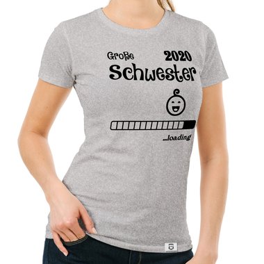 Damen T-Shirt - Groe Schwester 2020 loading