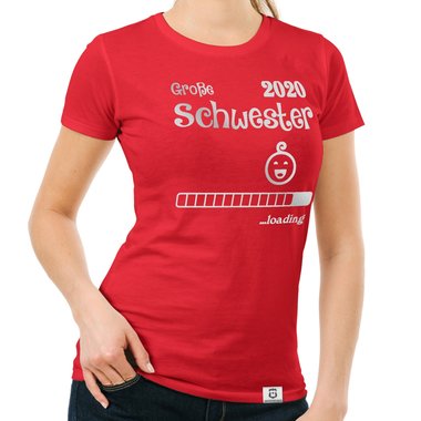 Damen T-Shirt - Groe Schwester 2020 loading