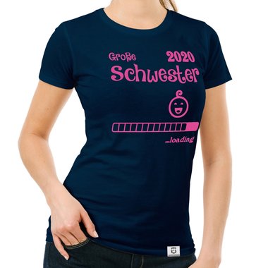 Damen T-Shirt - Groe Schwester 2020 loading