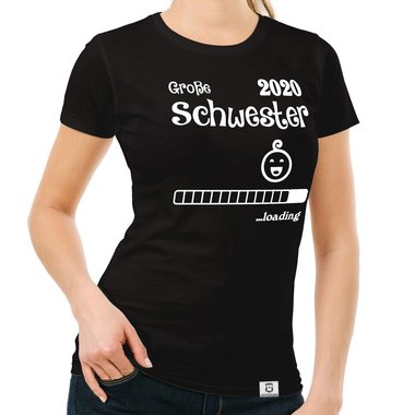 Damen T-Shirt - Groe Schwester 2020 loading