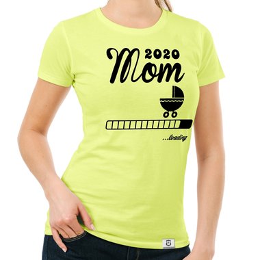 Damen T-Shirt - Mom 2020 loading dunkelblau-fuchsia S