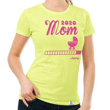 Damen T-Shirt - Mom 2020 loading dunkelblau-fuchsia S