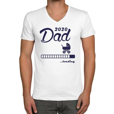 Herren T-Shirt - V-Ausschnitt - Dad 2020 loading