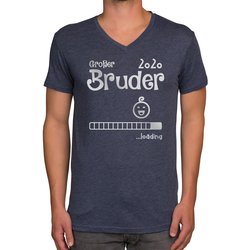 Herren T-Shirt - V-Ausschnitt - Großer Bruder 2020 loading
