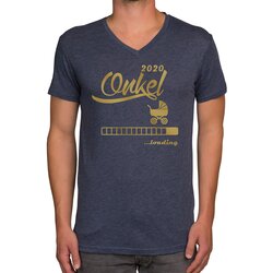 Herren T-Shirt - V-Ausschnitt - Onkel 2020 loading
