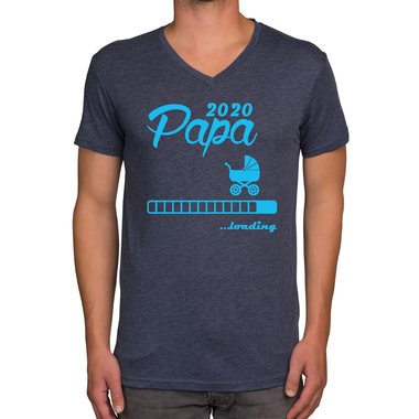Herren T-Shirt - V-Ausschnitt - Papa 2020 loading