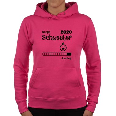Damen Hoodie - Groe Schwester 2020 loading