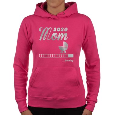 Damen Hoodie - Mom 2020 loading fuchsia-gold XS