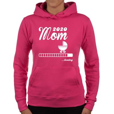 Damen Hoodie - Mom 2020 loading fuchsia-gold XS