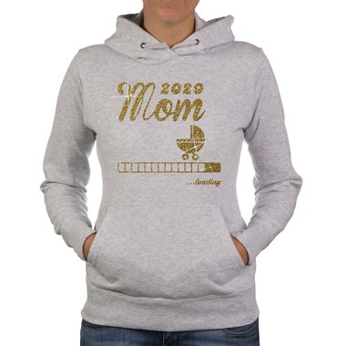 Damen Hoodie - Mom 2020 loading fuchsia-gold XS