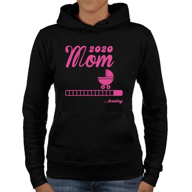 Damen Hoodie - Mom 2020 loading fuchsia-gold XS