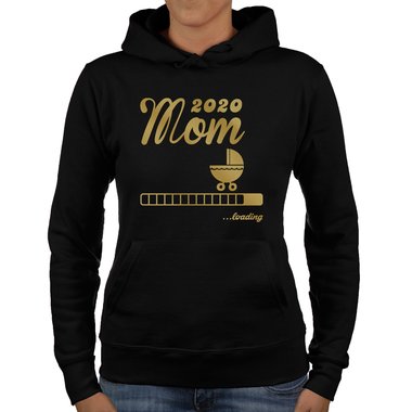 Damen Hoodie - Mom 2020 loading schwarz-weiss L