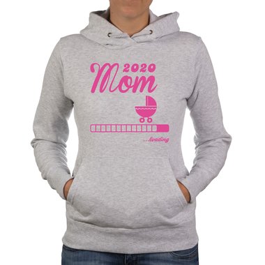 Damen Hoodie - Mom 2020 loading schwarz-weiss L