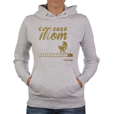 Damen Hoodie - Mom 2020 loading schwarz-weiss L